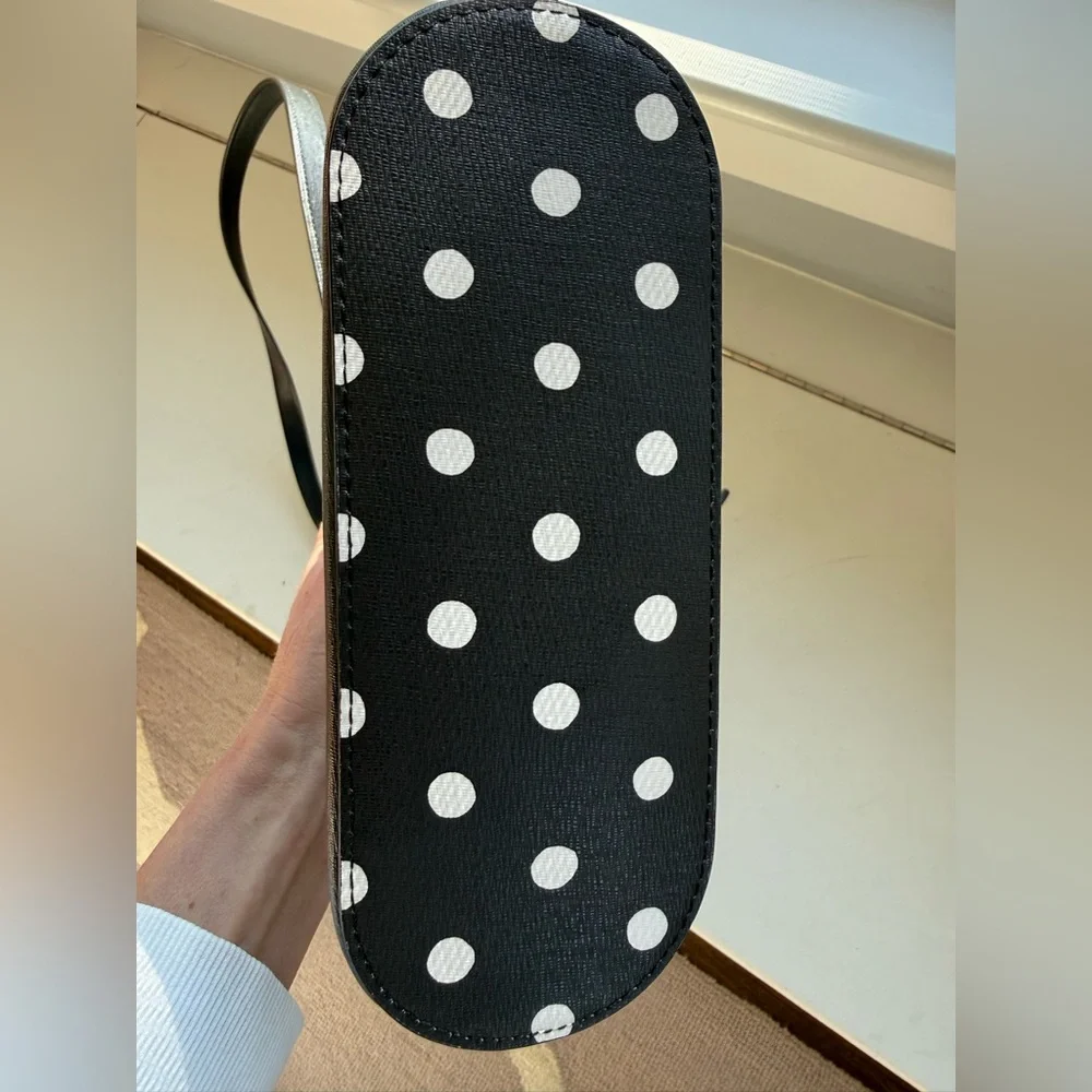 Kate Spade Spencer Sunshine Dot Small Dome Crossbody – Polka Dot – EUC